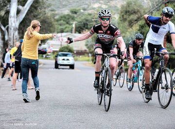 Grab-n-Go, just like a real race. Photo: Kristy Morrow.